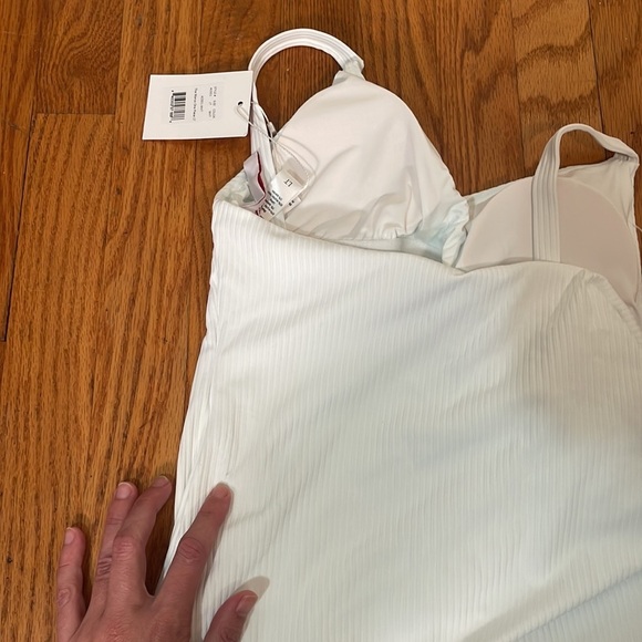 Andie The Marco One Piece Rib Swimsuit White Size XXL NWT - Picture 8 of 9